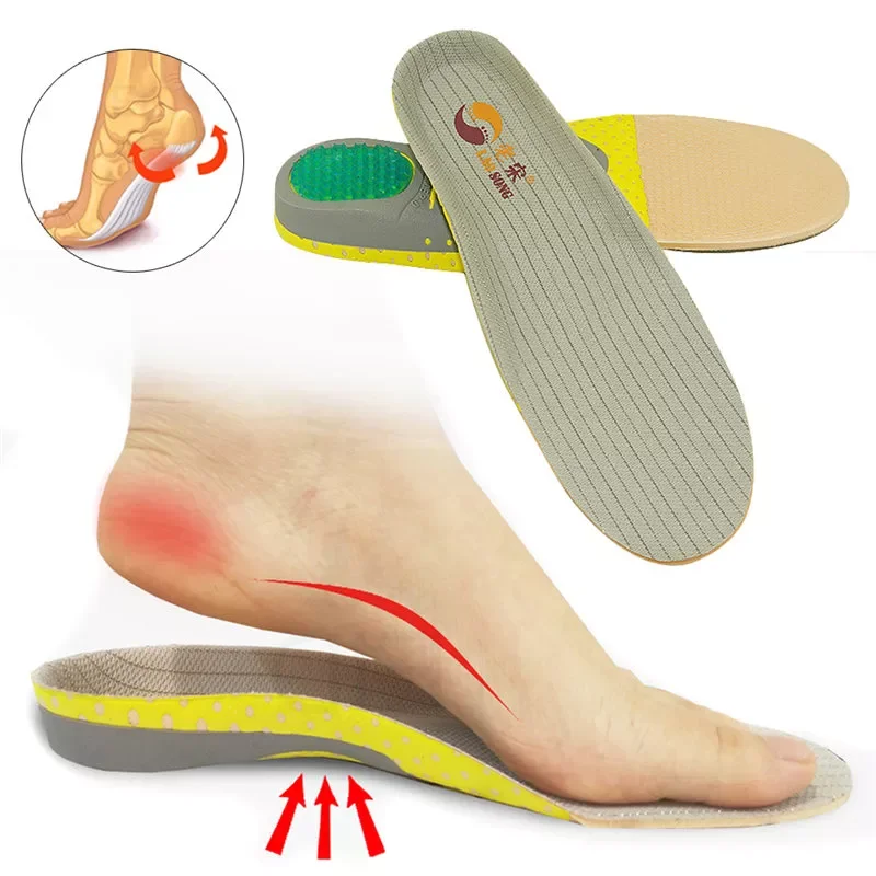 Orthopedic Insoles Orthotics flat foot Health Sole Pad for Shoes insert Arch Support pad for plantar fasciitis Feet Care