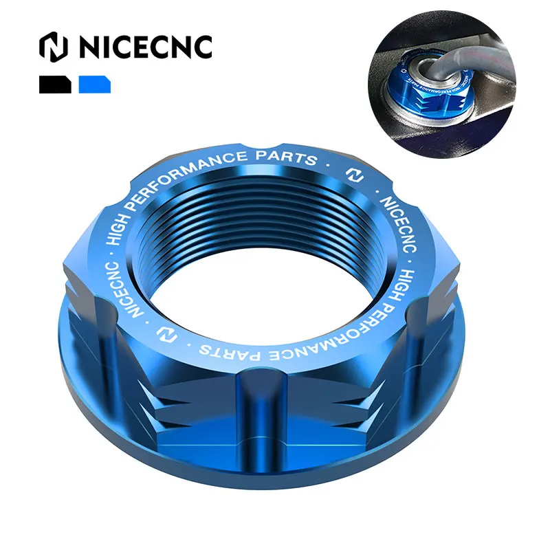 

NiceCNC Motorcycle Steering Stem Nut for Yamaha YZ250 2006-2021 2020 YZ 125 125X 250F 250X 450F WR 250F 250FX 450F Accessries