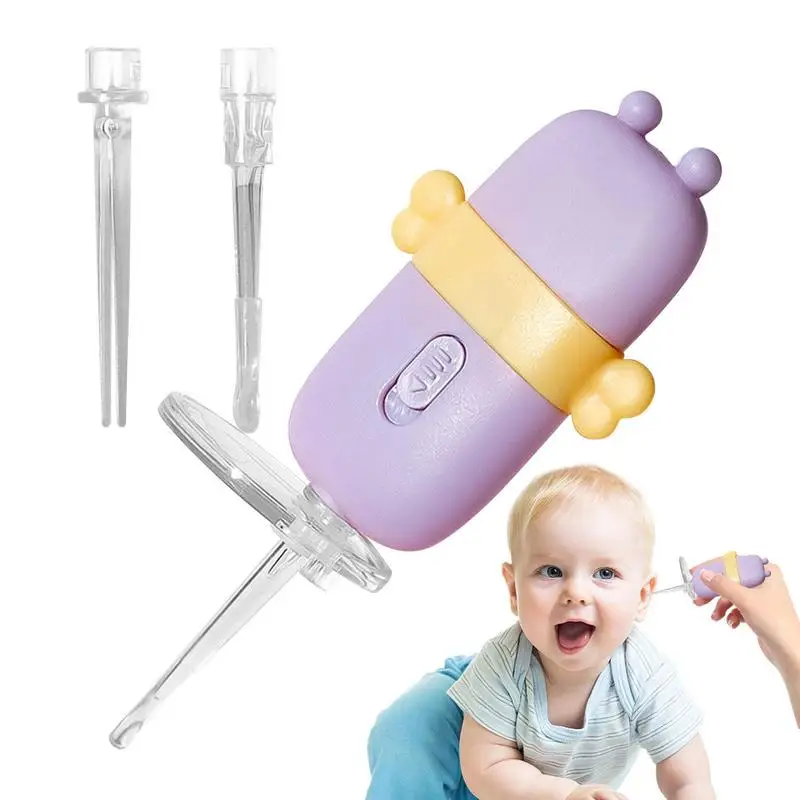 

Инструменты для удаления ушного воска, портативные Милые Ложки для копания ушей, многоразовый инструмент для очистки ушного воска, моющийся эффективный набор для удаления ушного воска с