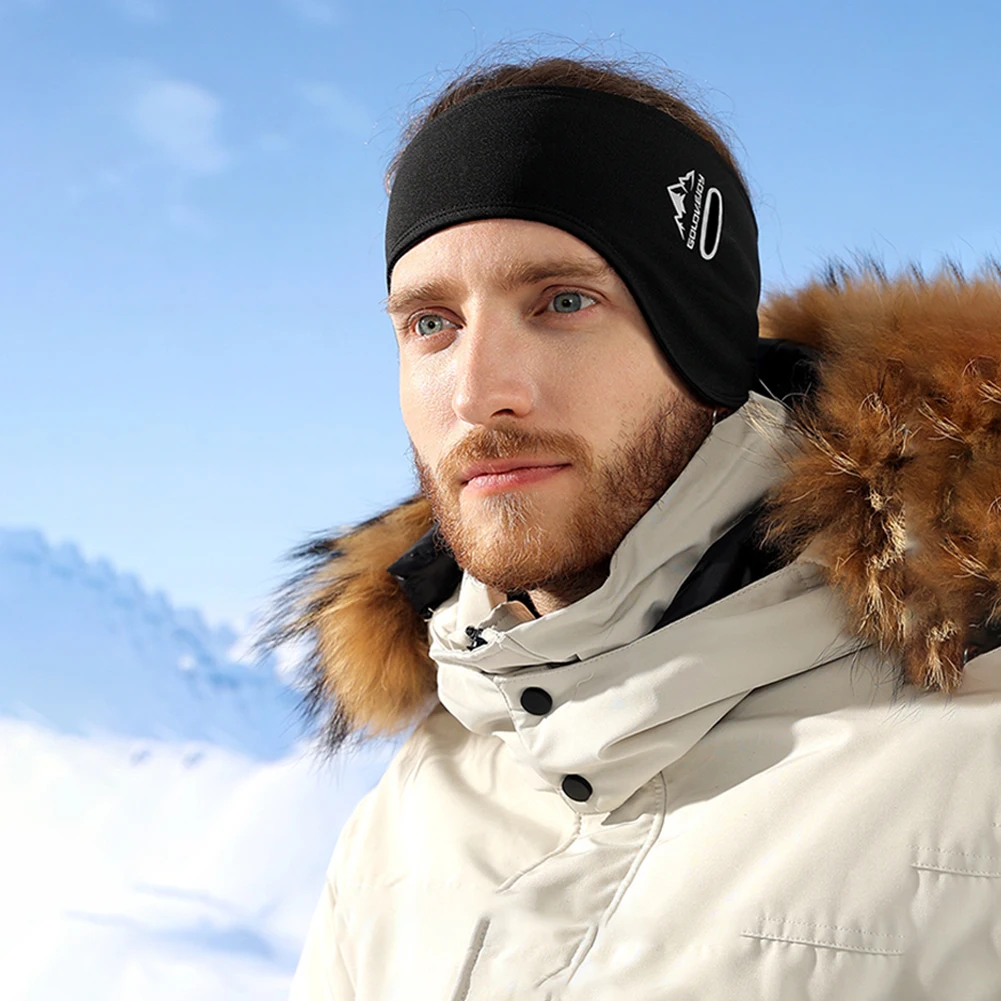 

Outdoor Winter Fleece Ear Warmers Mens Womens Fleece Earband Cycling Skiing Sport Stretchy Headband Earmuffs 2022 New