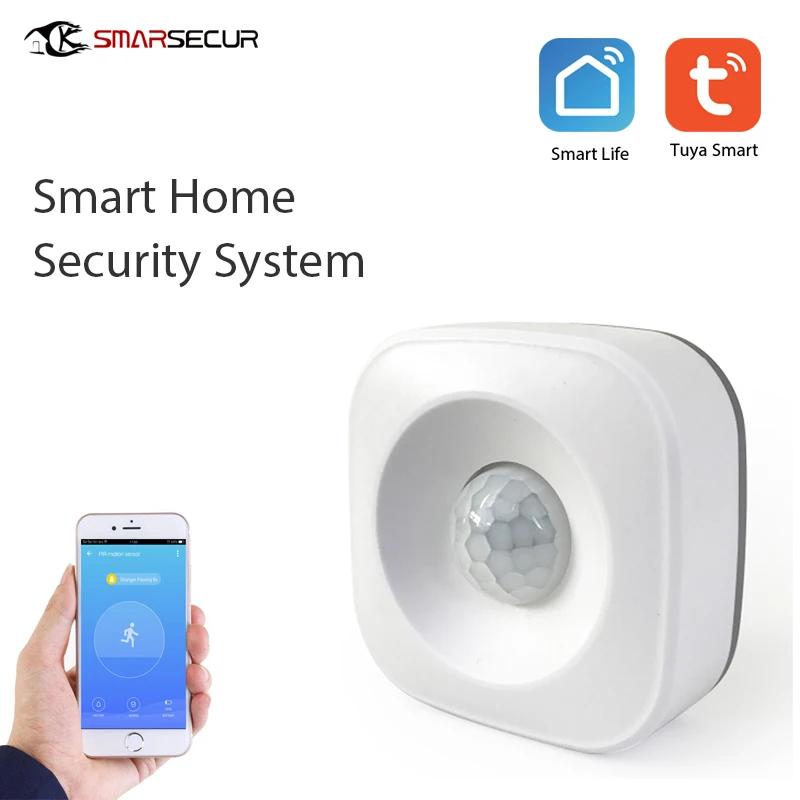 Infrared Motion Sensor Security System Auto-dial Android/IOS app control  Work with Alexa and Google Home images - 6