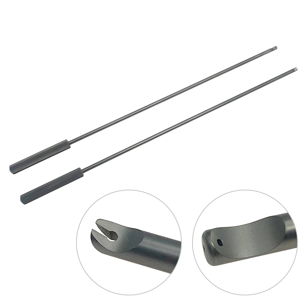 

Laparoscopic Knot Pusher Simulation Training Instruments Laparoscopy Surgery Instrument