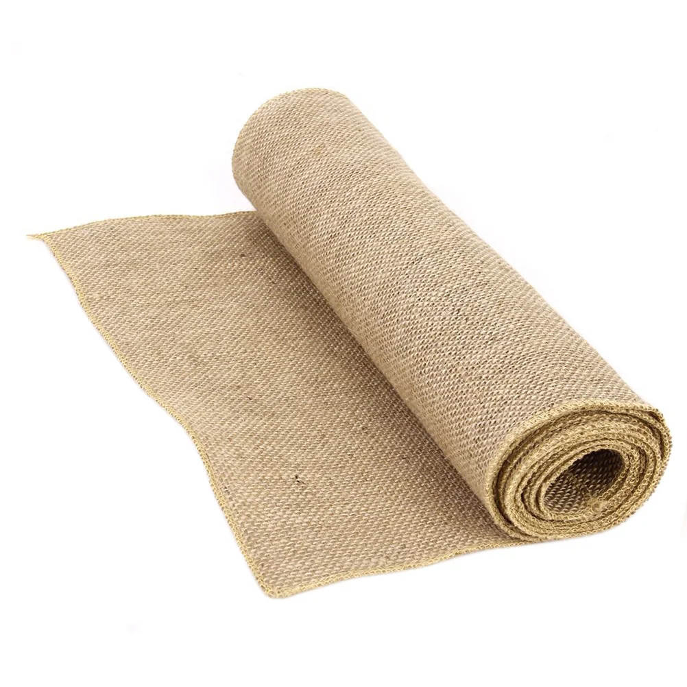 

Hessian Jute Craft Ribbon for DIY Crafts Home Wedding Decoration (Brown)
