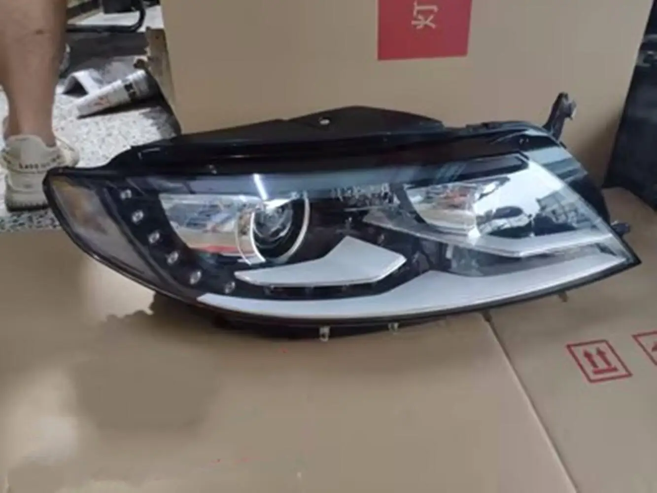 Автомобильная фара в сборе для Volkswagen vw cc R36 светодиодная ксеноновая лампа HID с AFS DRL