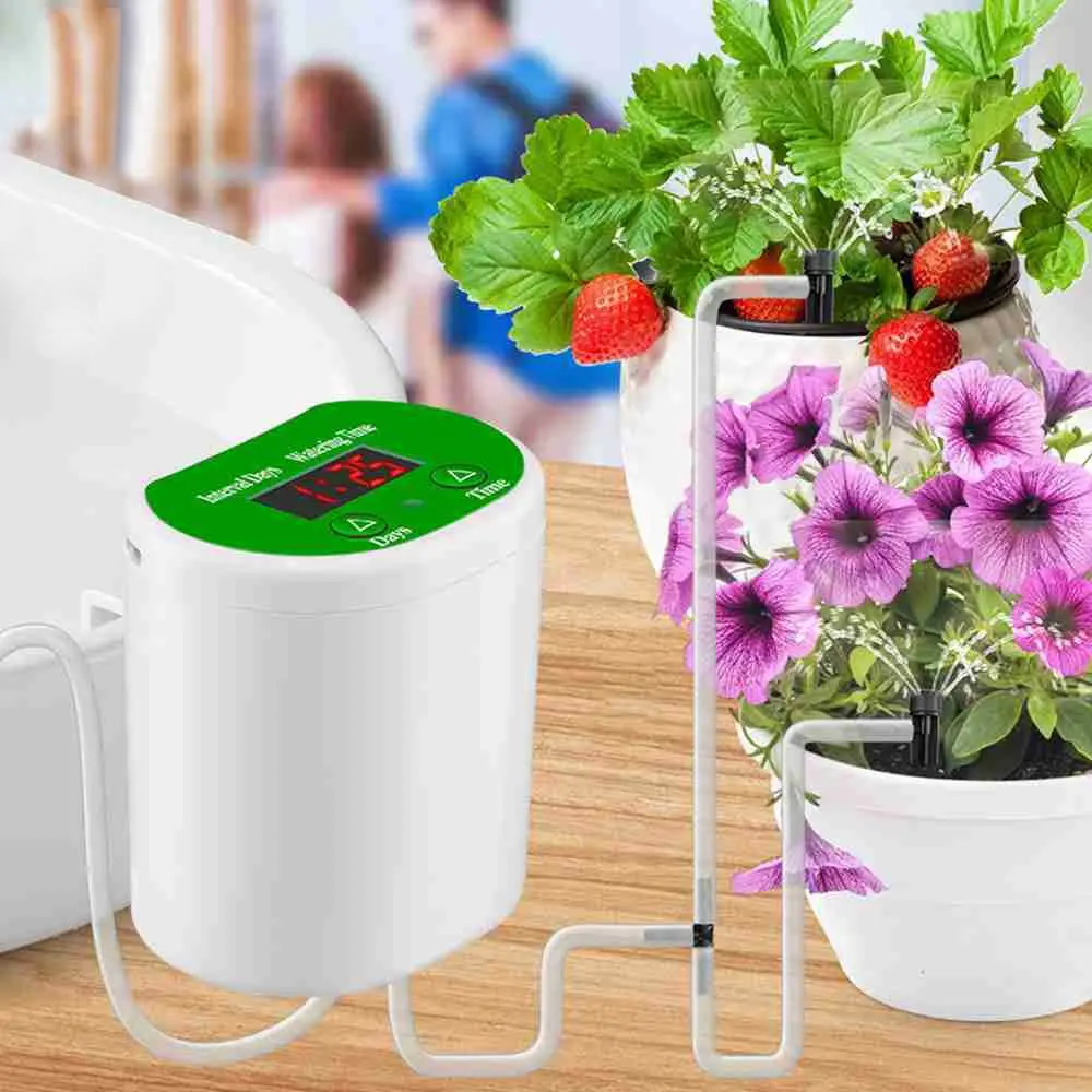 

Timer System Adjustable Dripper Garden Drip Automatic Watering Smart Watering Device Plant Waterers Irrigation Device