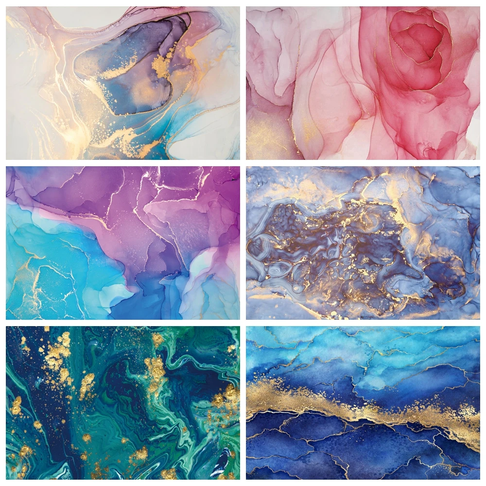 

Marble Backdrop Abstract Gradient Pattern Texture Baby Baby Birthday Party Decor Photographic Background Photo Studio Props
