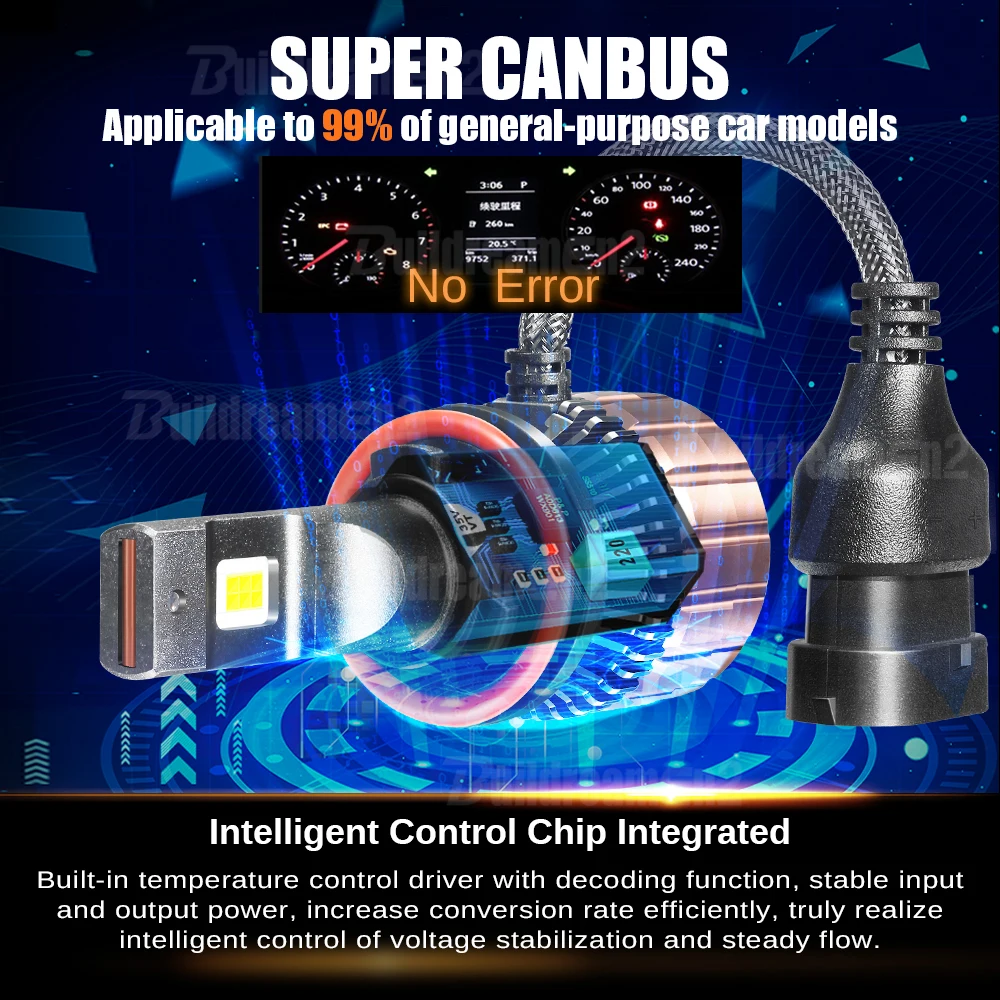 2 шт. 100 Вт 20000LM светодиодные фары для Toyota Matrix (E130 E140) 2003-2014 Canbus автомобильные