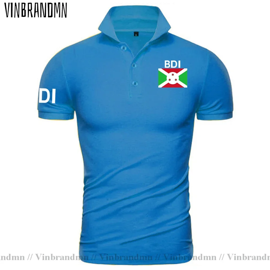 Burundi Burundian Polo Shirts Men Short Sleeve Classic Brands Printed For Country Cotton Nation Team Clothing East Africa BDI BI