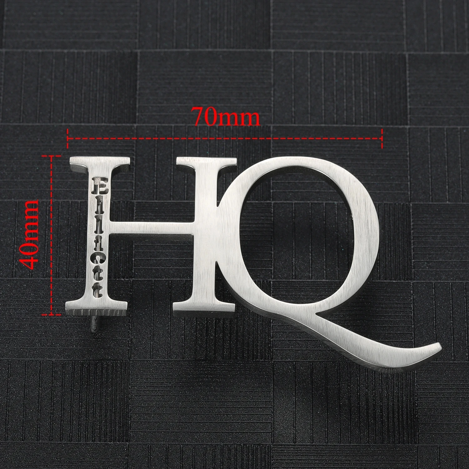Personalized Custom Logo Name Initial Letter High Quality Men's Belt Buckle Stainless Steel Jewelry Christmas Gift For Boyfriend