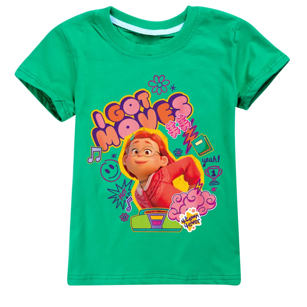 

Summer Children's Disney Turning Red Boys Cotton Short-Sleeved Casual T-Shirt Cartoon Printing Girls T-Shirt O-Neck Top