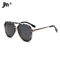 jm 2022 round polarized women men sunglasses fashion unique design uv400