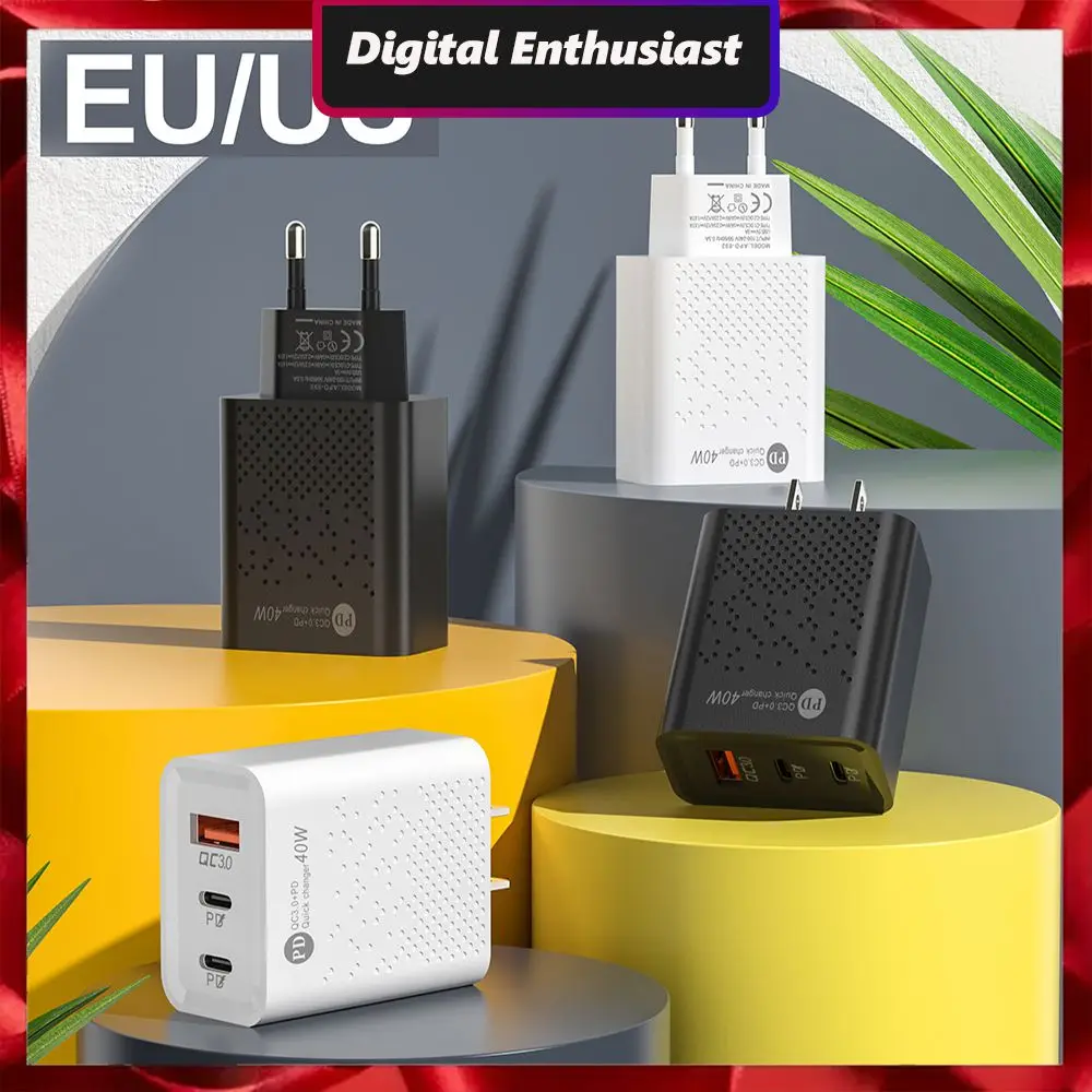 

Travel Necessities Fast Charging Head High Quality Material Dual Pdusb Fast Charging American And European Standards Charger