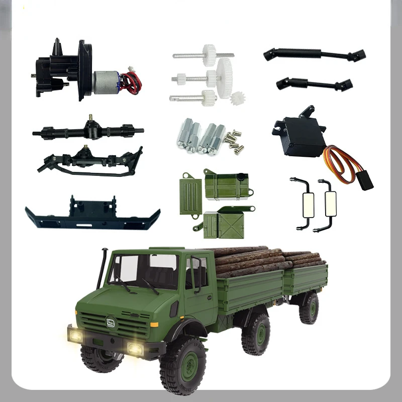 

P06 Unimog Model Remote Control Logo Trailer Transmission Shaft Bellows Remote Control Car Original Accessories