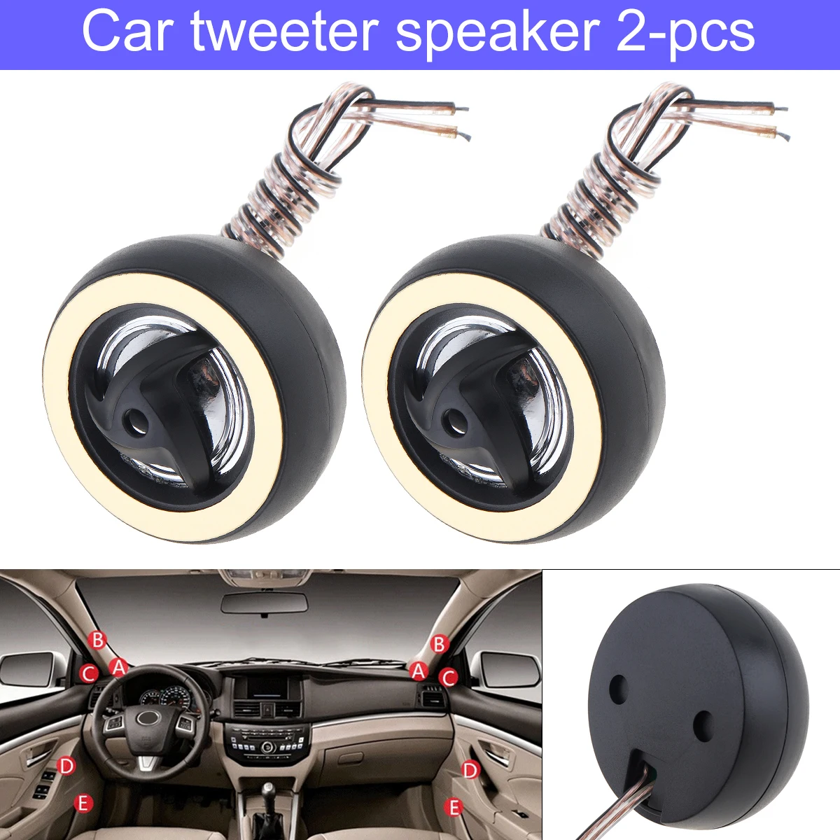 2pcs 150W JS-250 25mm Car Tweeter Speaker High Efficiency Mini Dome Auto Tweeter Vehicle Speakers for Car Audio Systems 2pcs 150W JS-250 25mm Car Tweeter Speaker High Efficiency Mini Dome Auto Tweeter Vehicle Speakers for Car Audio Systems
