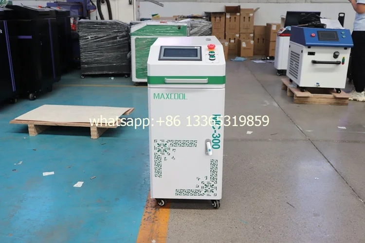 Импульсная лазерная чистящая машина мощностью 300 Вт портативный лазерный