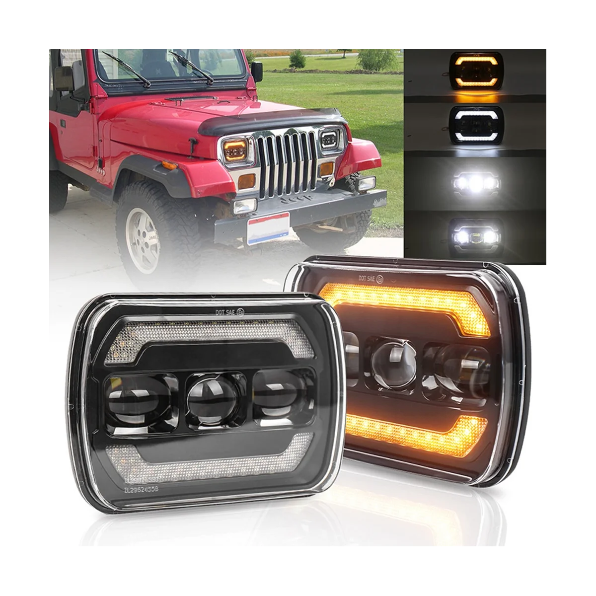 Передняя фара для мотоцикла 12 В