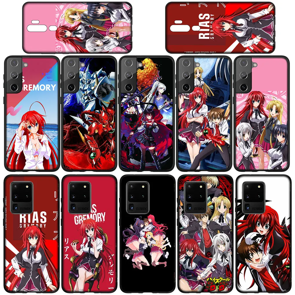 Чехол Rias Gremory High School DxD для Samsung Galaxy S21 S20 Fe S23 S22 Ultra S8 Plus A12 A13 A21S A71 S7