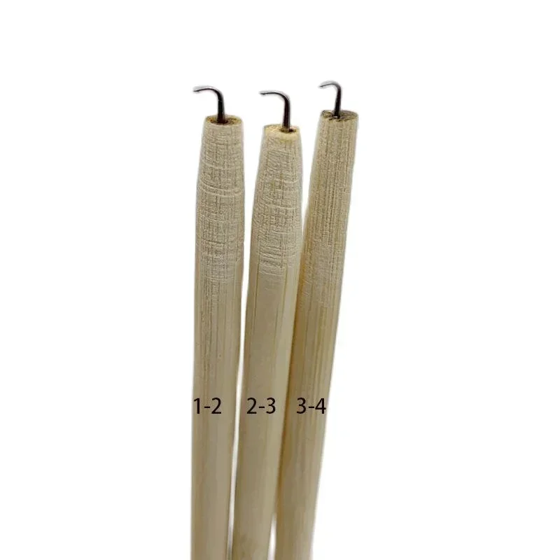 10 комплектов деревянная ручка вентиляционная игла для парика изготовления