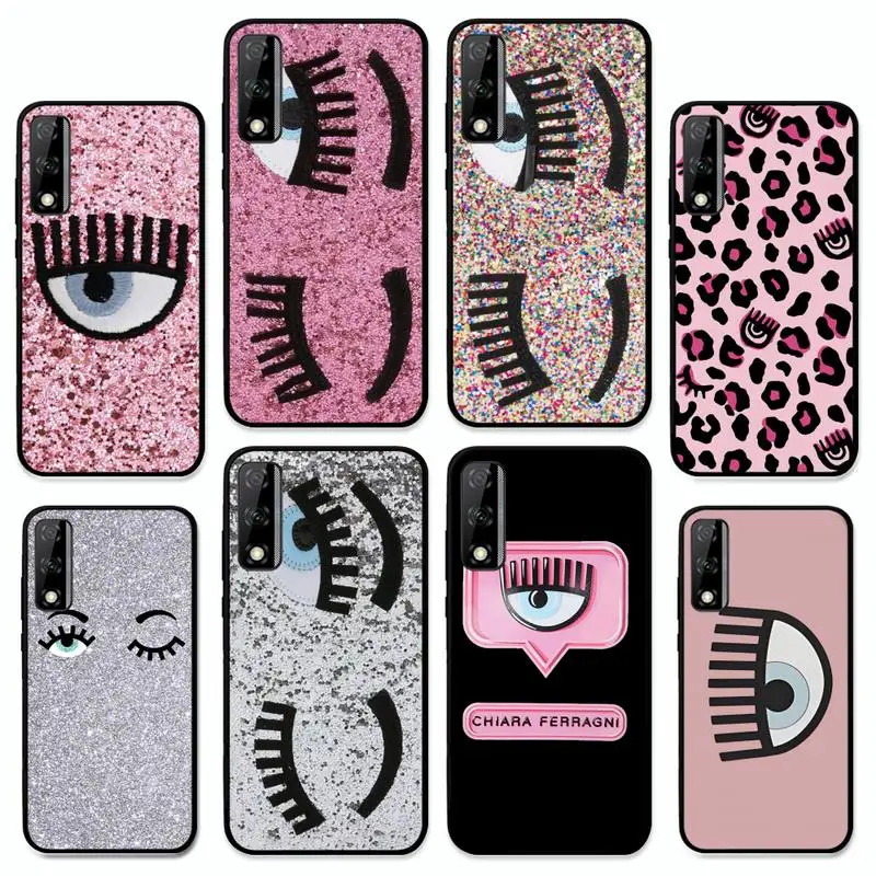 

Hot Ferragnies Eyes Chiara Phone Case For Huawei Y9 Y8 Y6 Prime Y7 Pro Y8s Y5 Mate 20 Pro 10 lite Cover