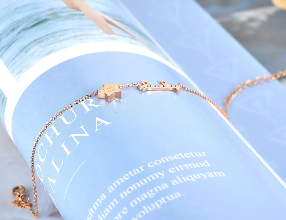 ZooMango позолоченный розовый пляж очаровательные ножные браслеты ювелирные