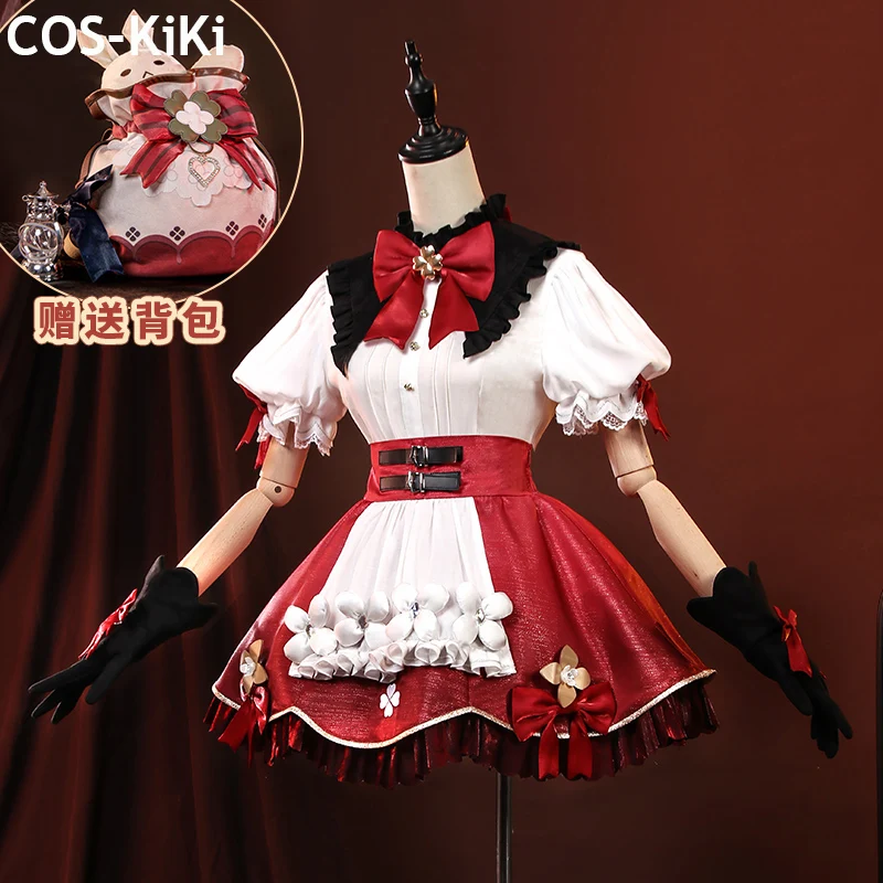 

COS-KiKi Genshin Impact Klee New Skin Game Suit Gorgeous Elegant Cosplay Costume Halloween Party Role Play Outfit Women S-XXL