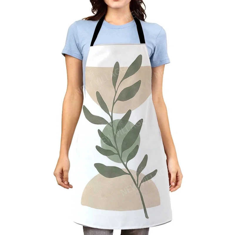 Детский водонепроницаемый фартук из хлопка и льна