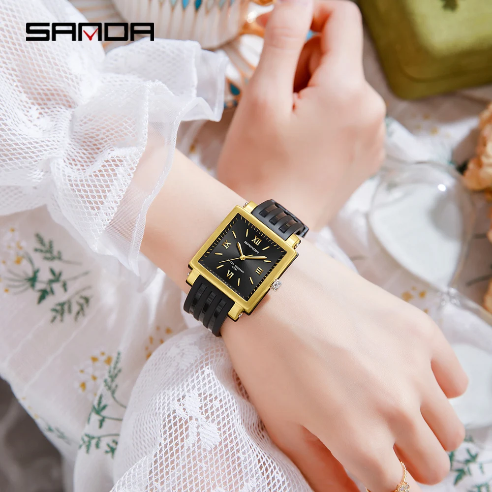 

SANDA Electronic Watch for Woman Luxury Brand Elegant Female New In Original Watch The Proof of Water Gift Clock for Girlfriend