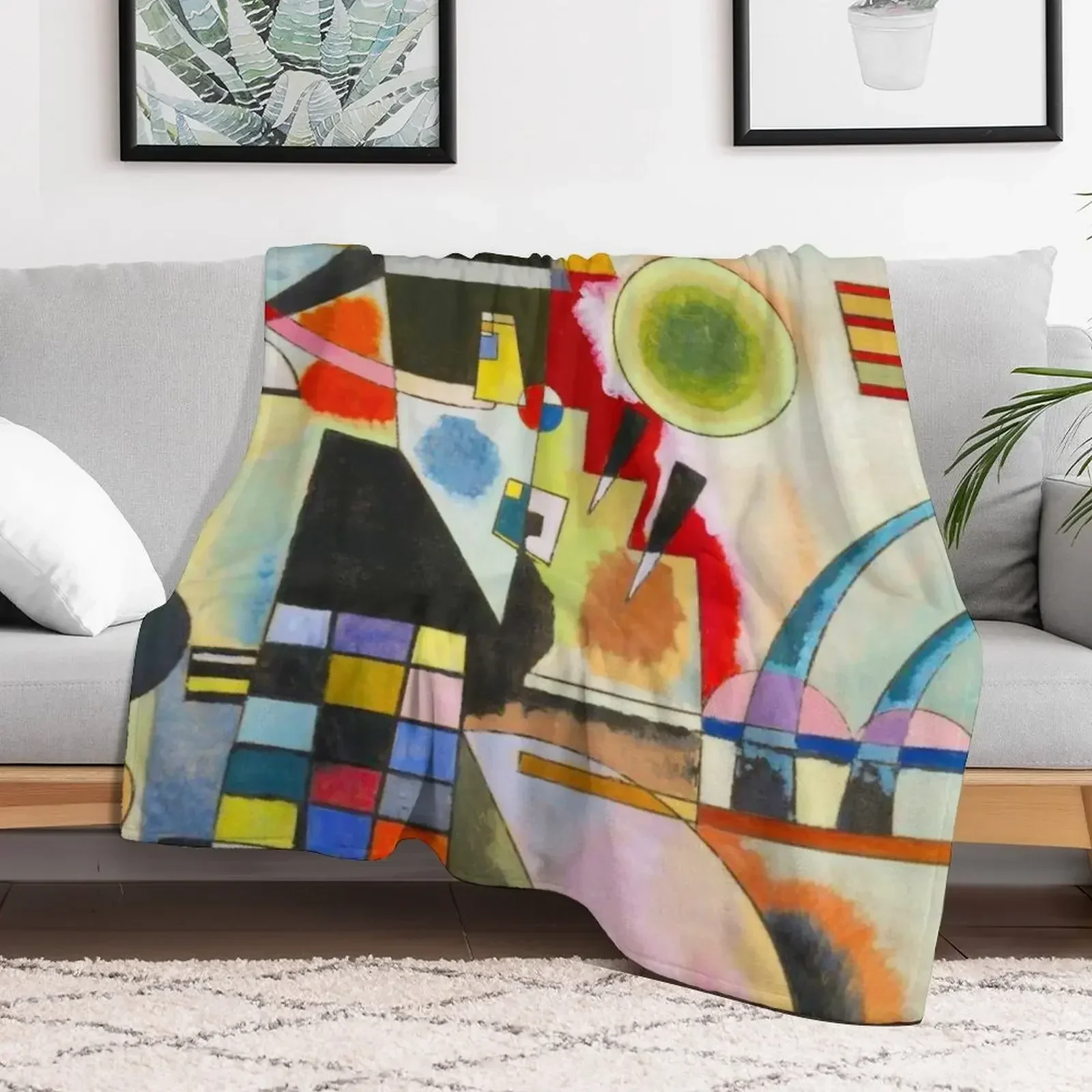Кандинский качающееся одеяло роскошный бренд для декоративного дивана флярные