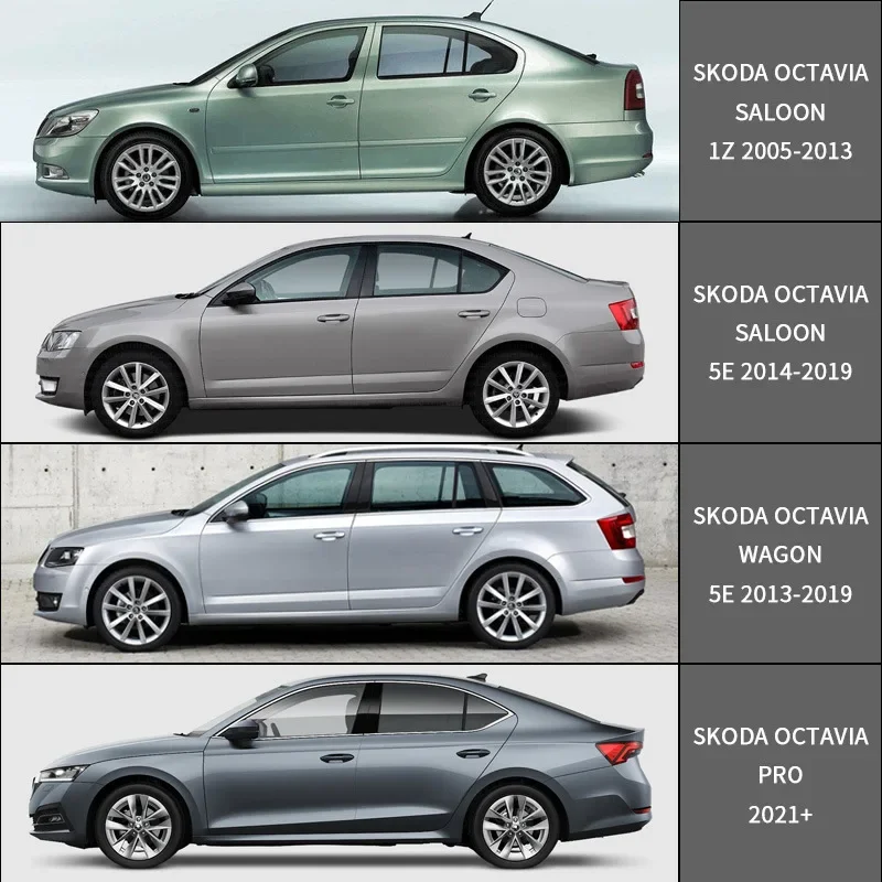 Фото Козырек на окно автомобиля для SKODA OCTAVIA Combi 2005-2021, тент, навесы, лобовое стекло, боковое окно, козырек от дождя, аксессуары, Стайлинг автомобиля №2