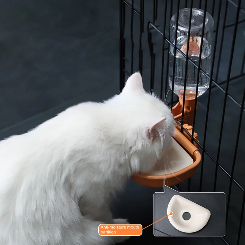 Поилка для кроликов клетки 480 мл поилка воды противокапельная миска собак