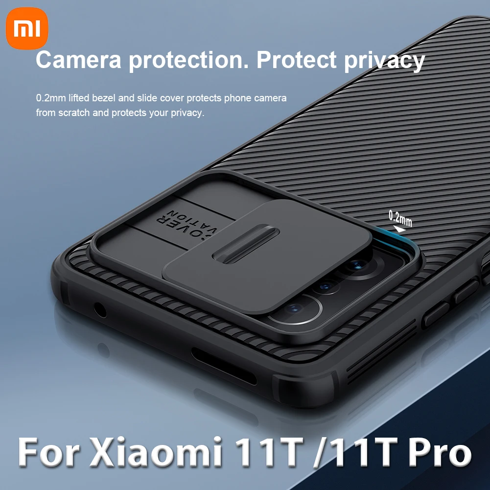 

Nillkin For Xiaomi 11T Case For Xiaomi 11T Pro CamShield Pro Slide Lens Back Cover For Xiaomi Mi11T Pro Camera Protection