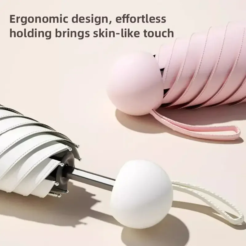 Мини Портативный Карманный Зонт Женский Солнечный зонт Солнцезащитный с защитой