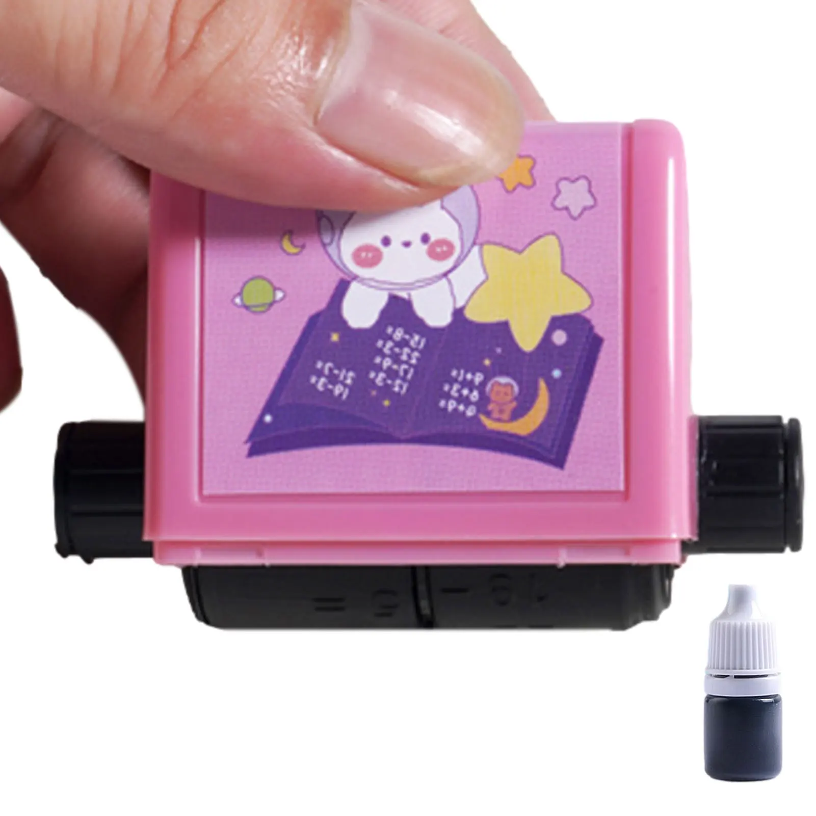 

Digital Stamp Adjustable Number Teaching Stamp Digital Teaching Seal 1-100 Teaching Math Rolling Stamp Math Practice Tool