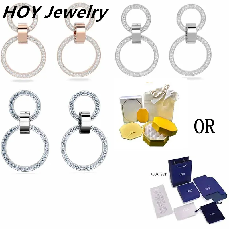 2024 Новые Оригинальные Романтические Ювелирные Серьги С Имитацией Кристаллов