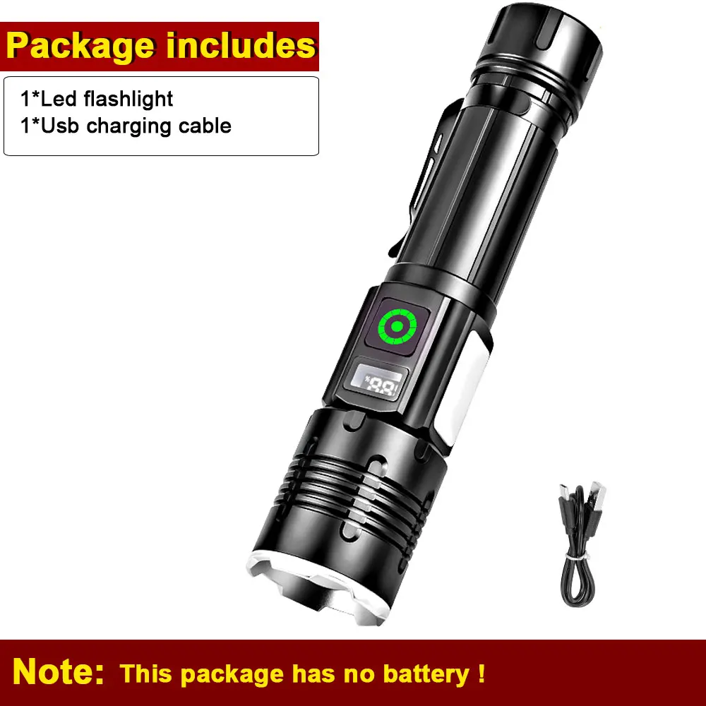 

Перезаряжаемый алюминиевый тактический фонарик 5000 люмен