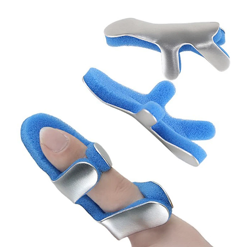 

Medical Finger Splint Brace Frog Phalanx Posture Corrector Aluminium Toad Finger Protect Support Recovery Injury Malleable Belt