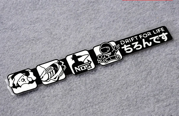 JDM модифицированные наклейки для автомобилей японские Мультяшные царапины