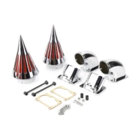 chrome dual spike air cleaner intake filter kit motorcycle air cleaner for boulevard m109 all years