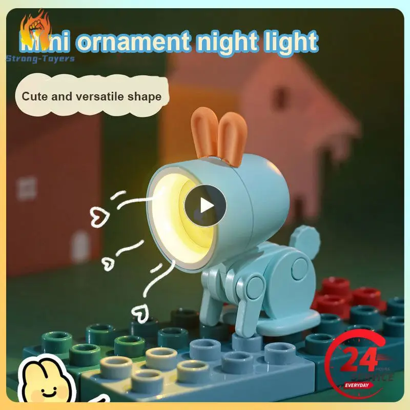 

Cartoon Animal Mini Cute Pet Light Led Night Light Creative Bedroom Living Eye Protection Desk Lamp 2023 Cartoon Pet Folding Hot
