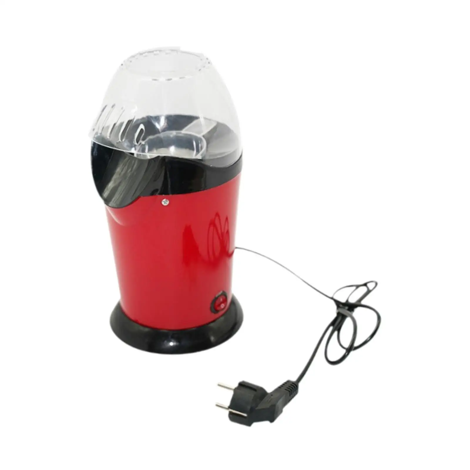 Hot Air Popcorn Maker Easy to Clean Quick Heat with Ventilation Holes Compact 1100W Non Sticky Pot Popcorn Popper for Home Party