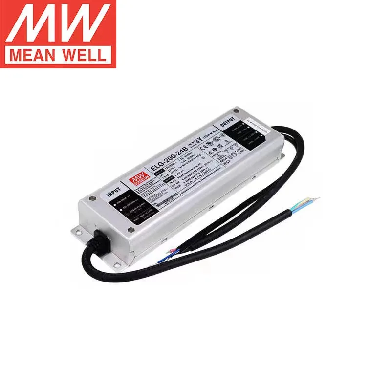 TaiWan MEANWELL ELG-200-24B-3Y 24V8.4A 3 в 1 затемнение постоянное напряжение драйвер