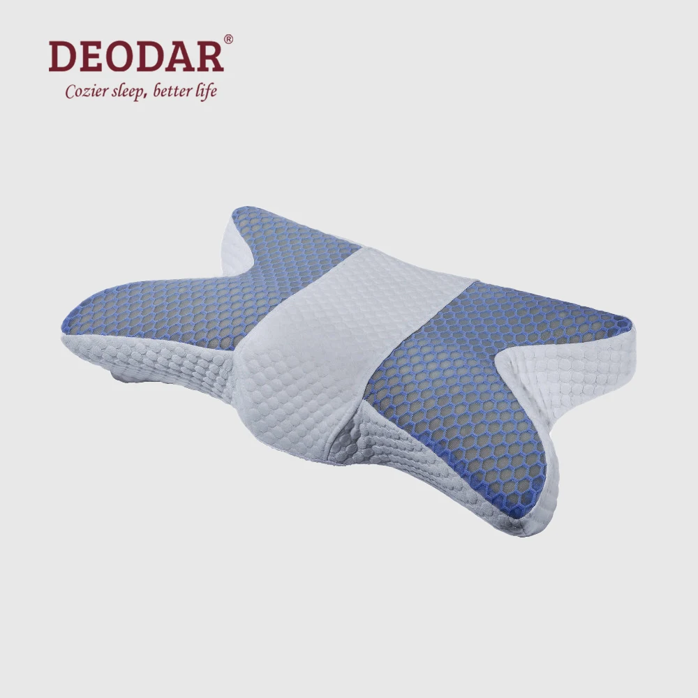 

Doedar Cervical Memory Foam Contour for Neck and Shoulder Pain Relief Neck Support Pillow for Side Back and Stomach Sleepers