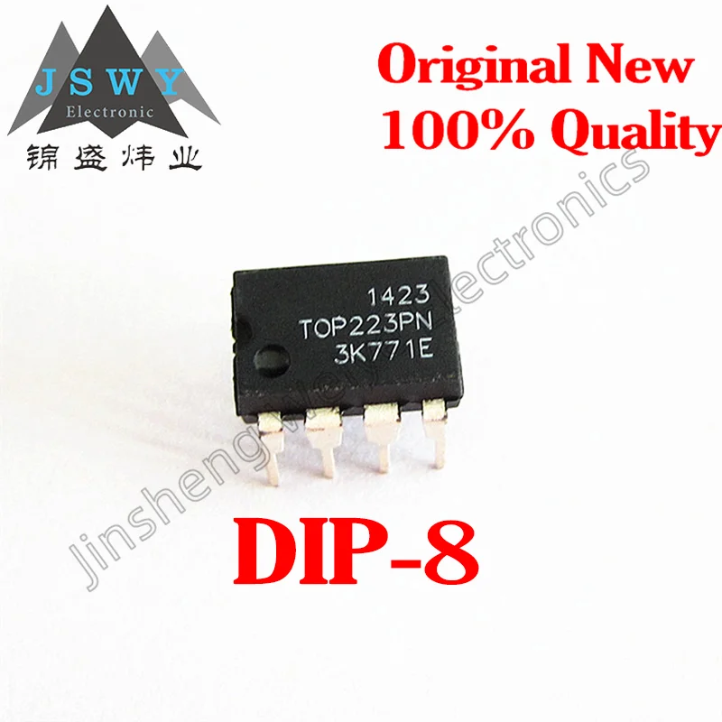 5 шт. TOP223PN TOP223P TOP224PN TOP224 чип источника питания TOP221PN TOP221 TOP222PN TOP222 прямая вилка DIP8 Подлинная Бесплатная доставка