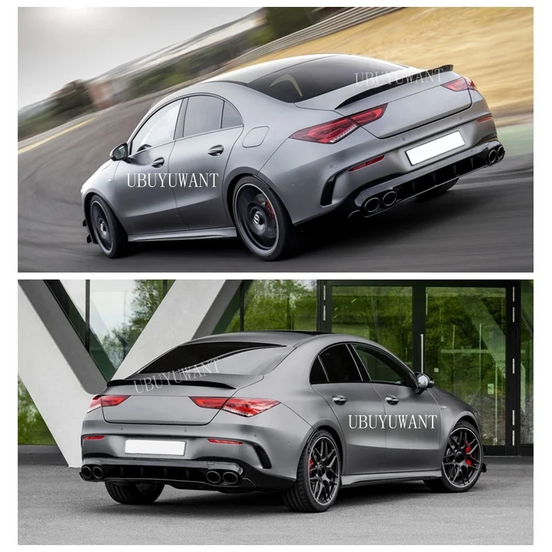 Задний спойлер C118 для Mercedes Benz CLA Class W118 2019-2020 CLA250 CLA200 CLA220 ABS глянцевый черный задний