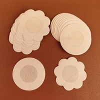 5 pairs total 10 pieces plum blossom round shape disposable non woven invisible nipple stickers ladies personal products