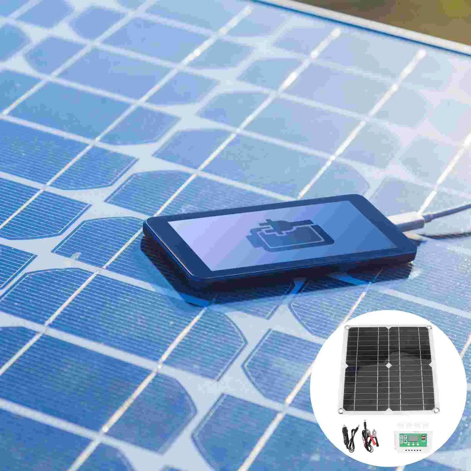 

1 Set Solar Panel Equipment Efficient Convenient Solar Charging Equipment