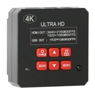 2021 4K 1080P 38MP HD HDMI USB промышленный видеомикроскоп камера + 180X 200x 300x фотообъектив для ремонта печатных плат и телефонов