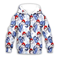 funny cartoon 3d printed hoodies family suit tshirt zipper pullover kids suit sweatshirt tracksuitpants 08