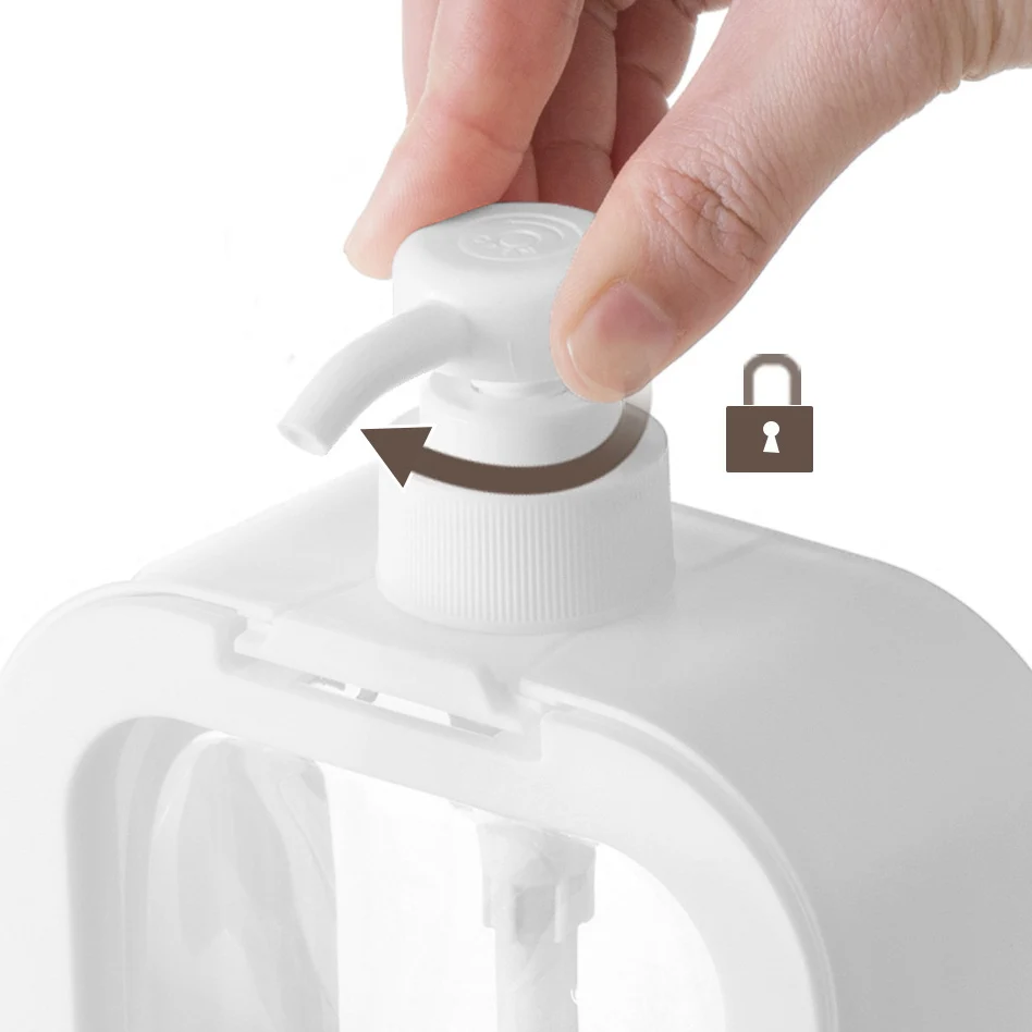 Белый диспенсер для мыла 300/500 мл