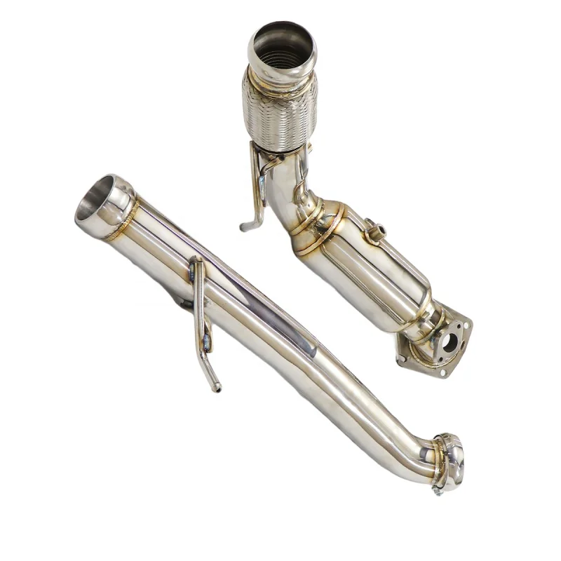 Выхлопная труба для Jeep Wrangler Rubicon JL 2 0 T 2018 выхлопная из нержавеющей стали с высоким